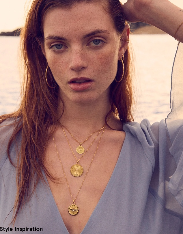 Rachel Jackson - Carpe Diem Token of Love Necklace Gold