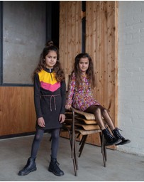 Quapi - Kae Long Sleeve Floral Dress - Kids-Teens