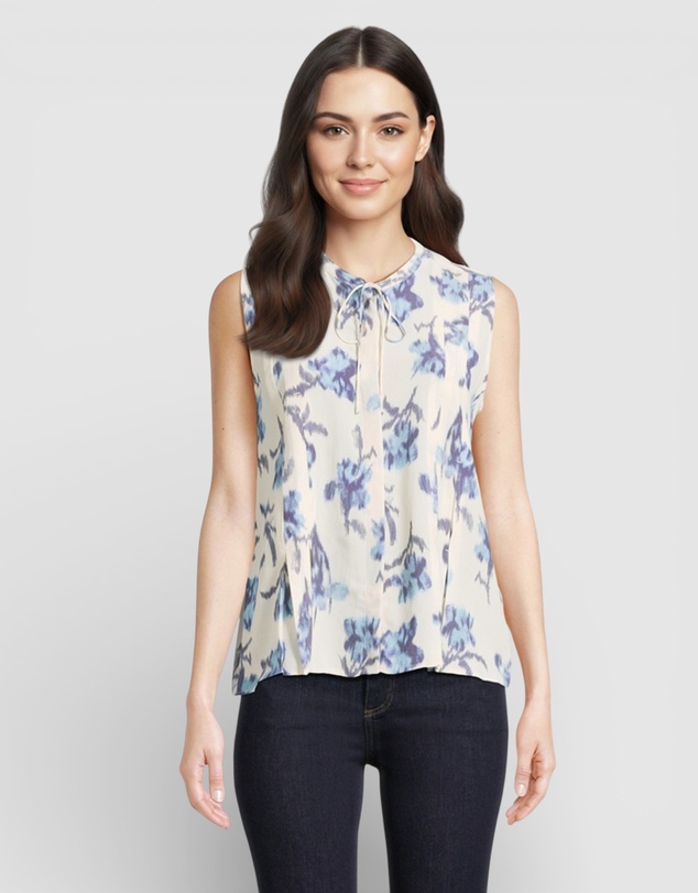 rag & bone - Arden Printed Sleeveless Blouse