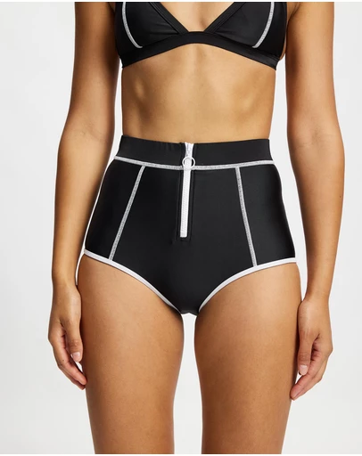 Duskii - High Waist Zip Bottom