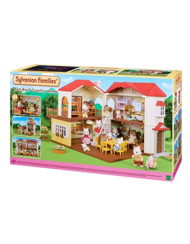 Sylvanian Families - Red Roof Country Home with Attic