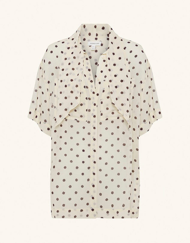 Shona Joy - Houston Side Split Short Sleeve Shirt
