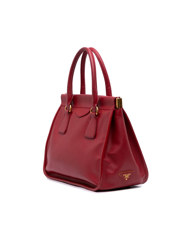 Pre-Loved by Azura Reborn - Pre-Loved prada Structu Top Handle Bag Versatile Everyday Handbag