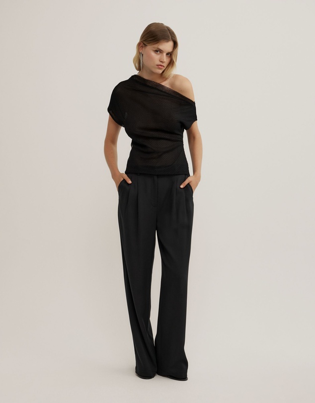 Witchery - Textured Asymmetric Top