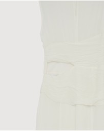 Revibe - Repaired Shona Joy Claude Side Split Maxi Dress - AU 8