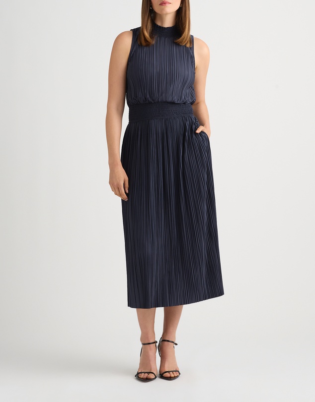 David Lawrence - Tauri Pleat Jersey Dress