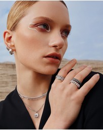 Ania Haie - Ania Haie Silver Paper Clip Chain Necklace