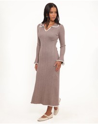Petal & Pup - Avara Midi Dress - Brown