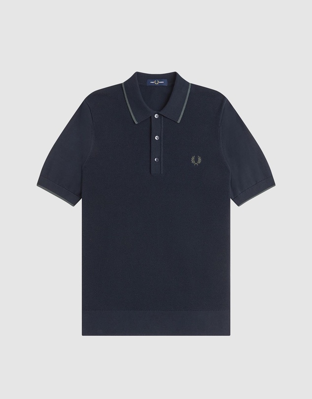 Fred Perry - Pique Stitch Knitted Shirt