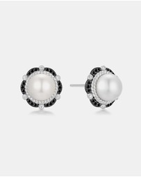 Ania Haie - Two-Tone Shell Pearl Bloom Stud Earrings