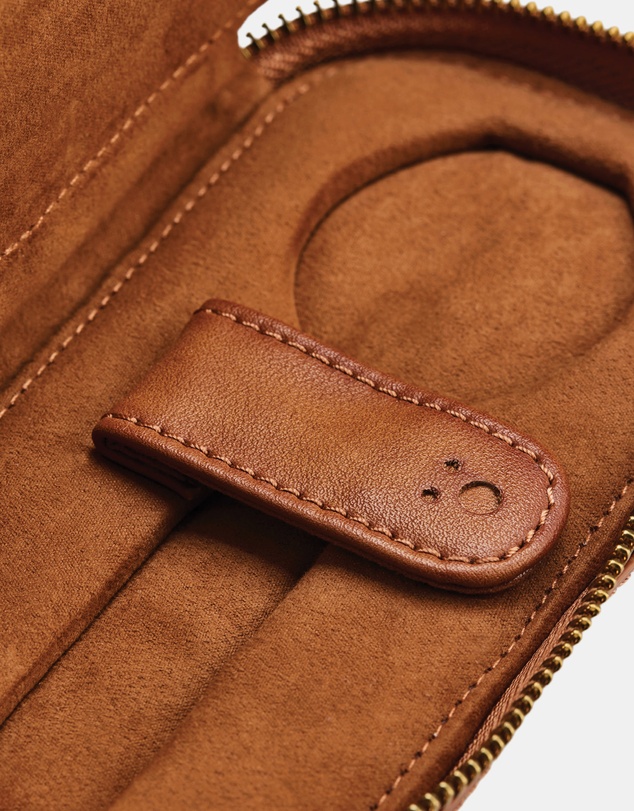 Wolf - WOLF Brogue Double Watch Zip Pouch