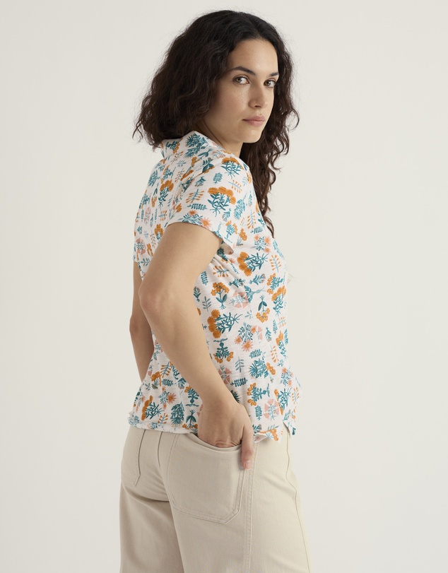 Seasalt - Wavecrest Short Sleeve Shirt in Organic Cotton Jersey