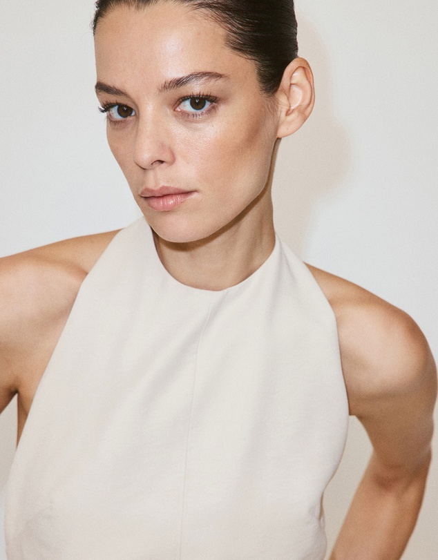 M.N.G - Halter Jumpsuit with Contrasting Details