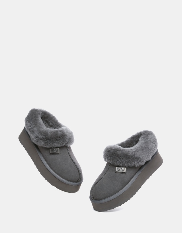 EVERAU - EverAU Ugg Gabri Cow Suede Upper House Shoes