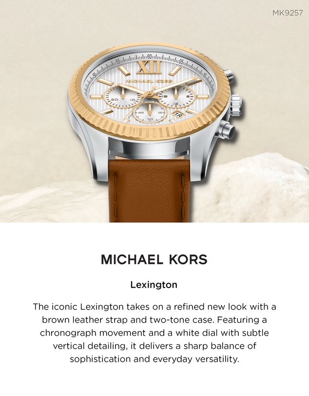 Michael Kors - Lexington Brown Chronograph Watch