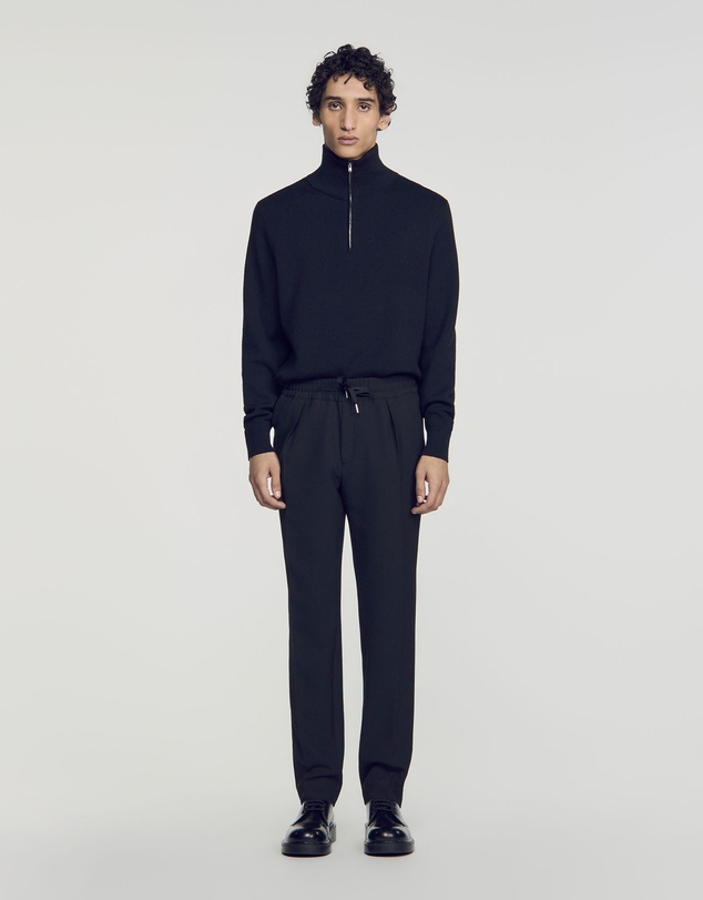 Sandro - Jersey Pli Pants