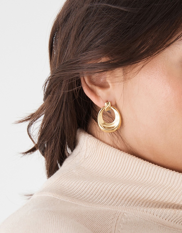 Forcast - Thalia Hoop Earrings
