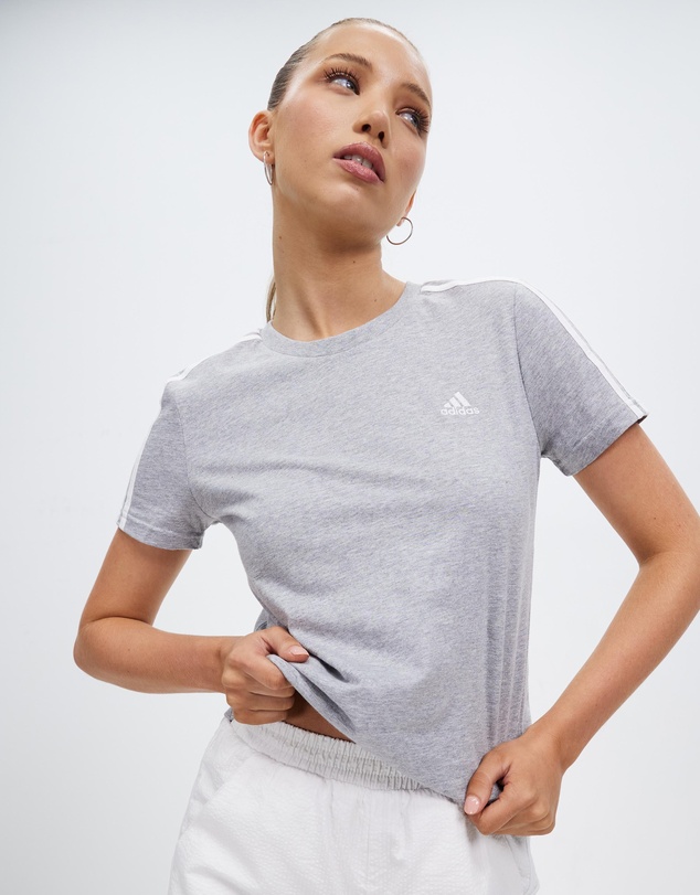 adidas Sportswear - Loungewear Essentials Slim 3-Stripes Tee