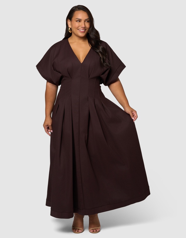 Pink Dusk by Curve Project - Magnetic Pull Maxi Dress