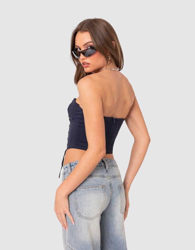 EDIKTED - Mckenna Lace Up Corset