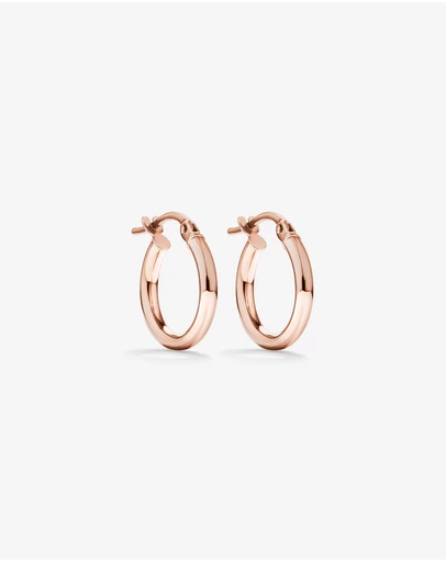 Michael Hill - 14mm Hoop Earrings in 10kt Rose Gold