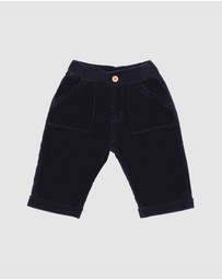 Bebe by Minihaha - Jake Navy Pull On Pants - Babies