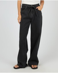 All About Eve - Gia High Rise Baggy Coal