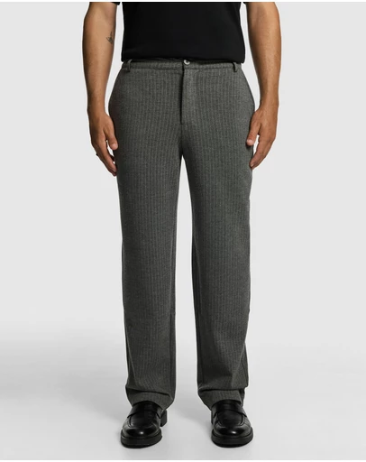 yd. - Phoenix Pinstripe Wide Chino