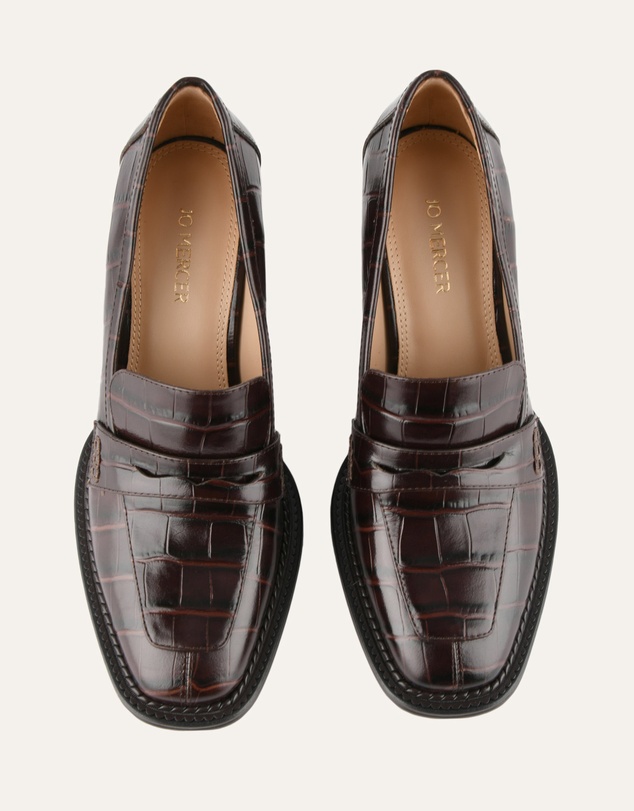 Jo Mercer - Delilah Mid Heel Loafers
