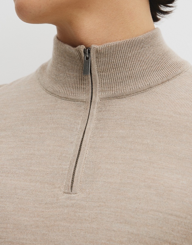 Country Road - Australian Merino Long Sleeve Vam Half Zip Knit