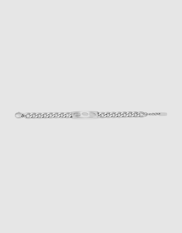 Diesel - D Logo Silver Bracelet