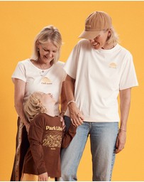 Banabae - Rad Aunty Organic Cotton Longline Tee - Natural