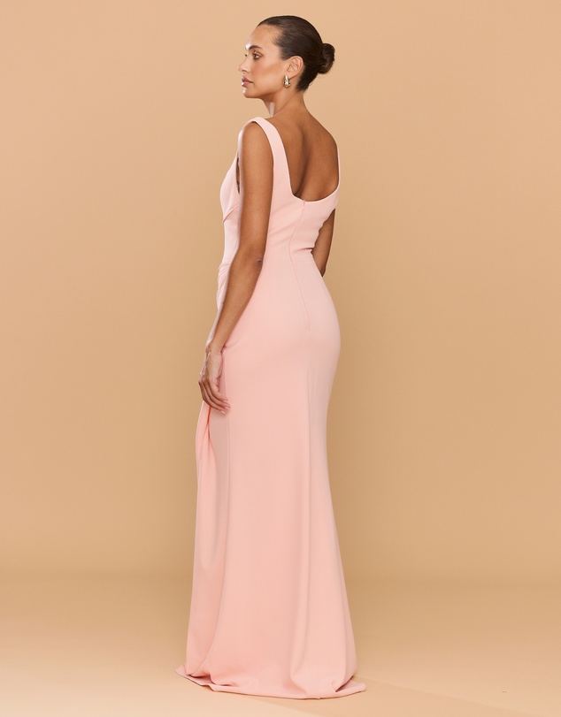 CATHERINE FERRARO - Elena Square Neck Gown
