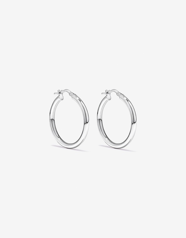 Michael Hill - 20mm Round Hoop Earrings in Sterling Silver