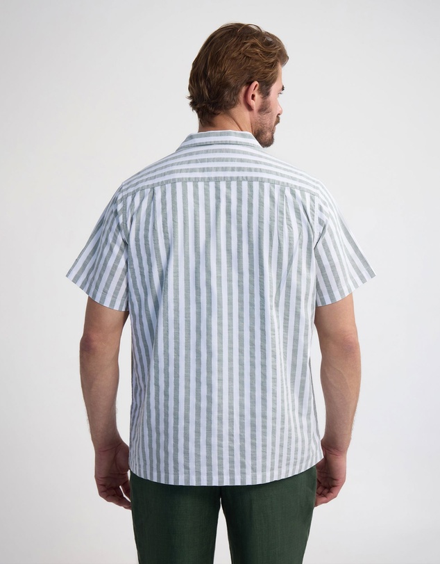 Oxford - Griffin Striped Short Sleeve Shirt
