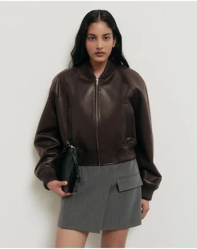 Witchery - Cropped Bomber Jacket