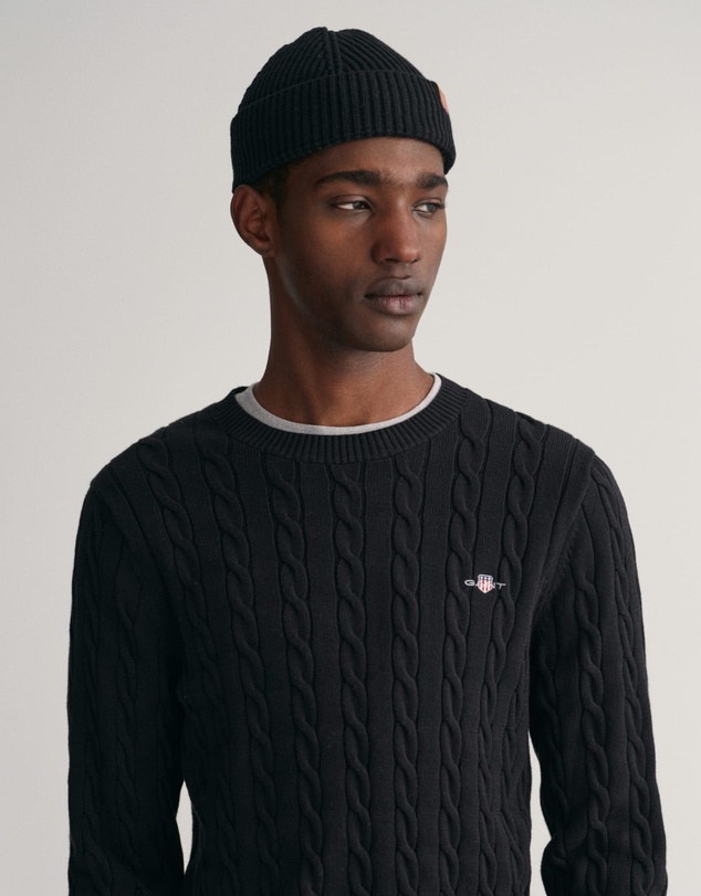 Gant - Cotton Cable Crew Neck Knit
