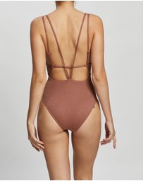 Seafolly - Stardust Deep V-Neck Maillot