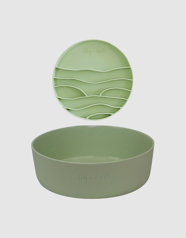 Lilly + Dash - Dog Food Water Bowl & Insert Combo