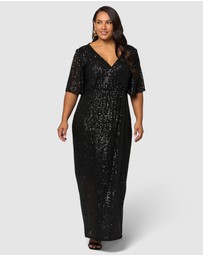 Pink Dusk by Curve Project - Lure Sequin Maxi Dress
