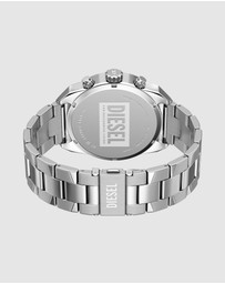 Diesel - Spiked Silver Tone Chronograph Watch