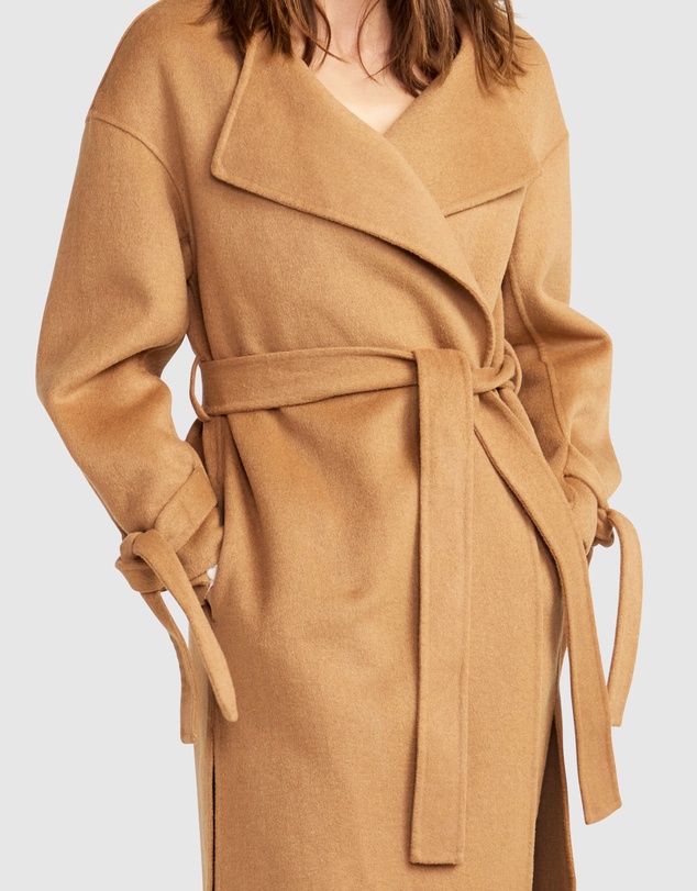 Belle & Bloom - Head Over Heels Collarless Robe Coat