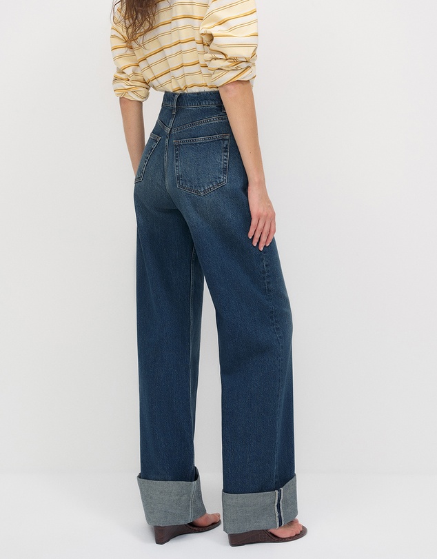 Reformation - Cary High Rise Slouchy Wide Leg Jeans