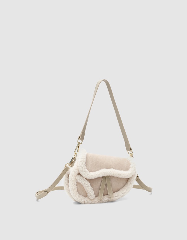 EVERAU - Australian Shepherd Ugg Saddle Bag Cow Suede Upper Bags