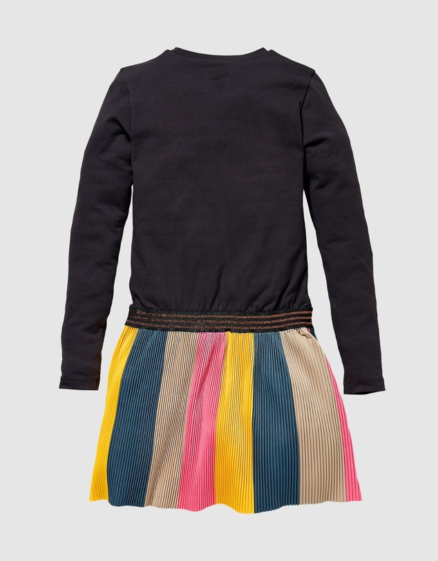 Quapi - Karen Long Sleeve Pleated Dress - Kids-Teens