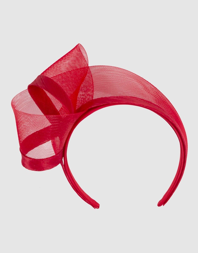 Fillies Collection - Red Headband Fascinator
