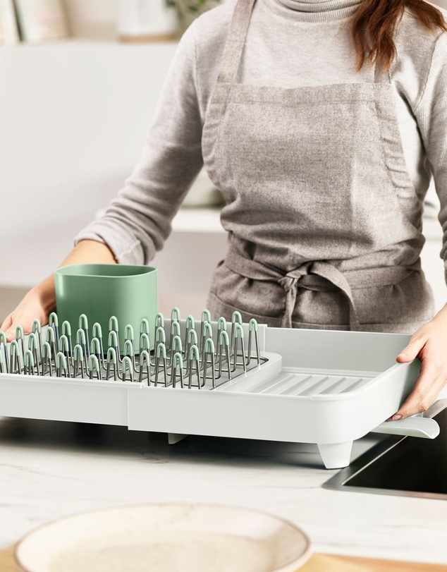 Joseph Joseph - Extend™ Expandable Dish Drainer (Green/Stone)