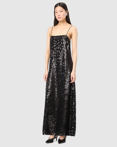 ROTATE - Sequins Maxi Dress