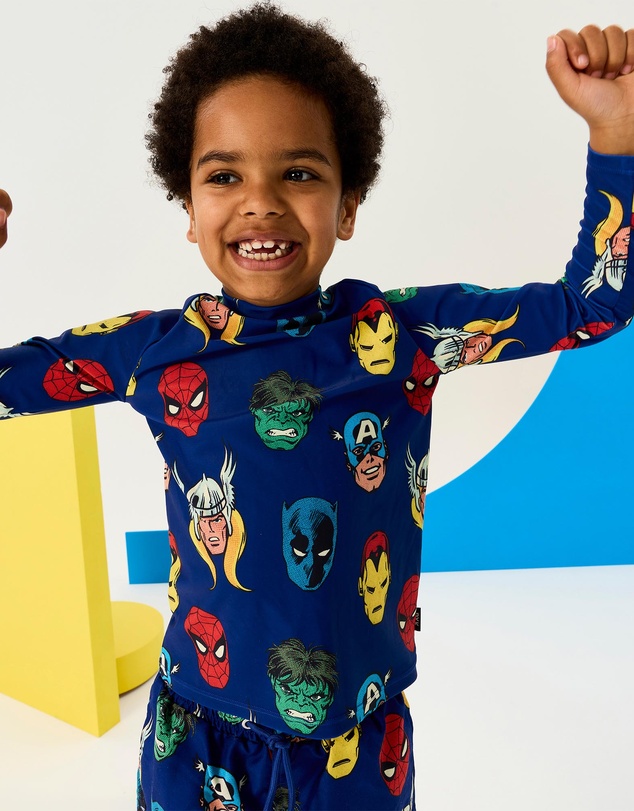 Rock Your Kid - Avengers Marvel Rashie Set - ICONIC EXCLUSIVE - Kids