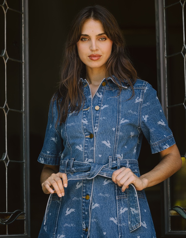 SMWR. by The Somewhere Co - Royal Match Denim Mini Dress